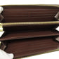 LOUIS VUITTON Long Wallet Purse N41661 Damier canvas Brown Zippy wallet