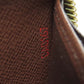 LOUIS VUITTON Long Wallet Purse N41661 Damier canvas Brown Zippy wallet