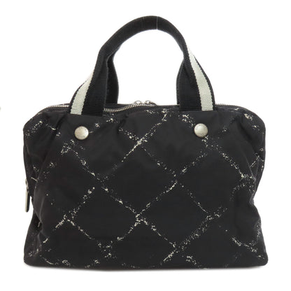 CHANEL Handbag Nylon black Travel line