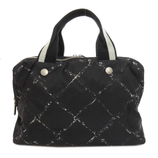CHANEL Handbag Nylon black Travel line