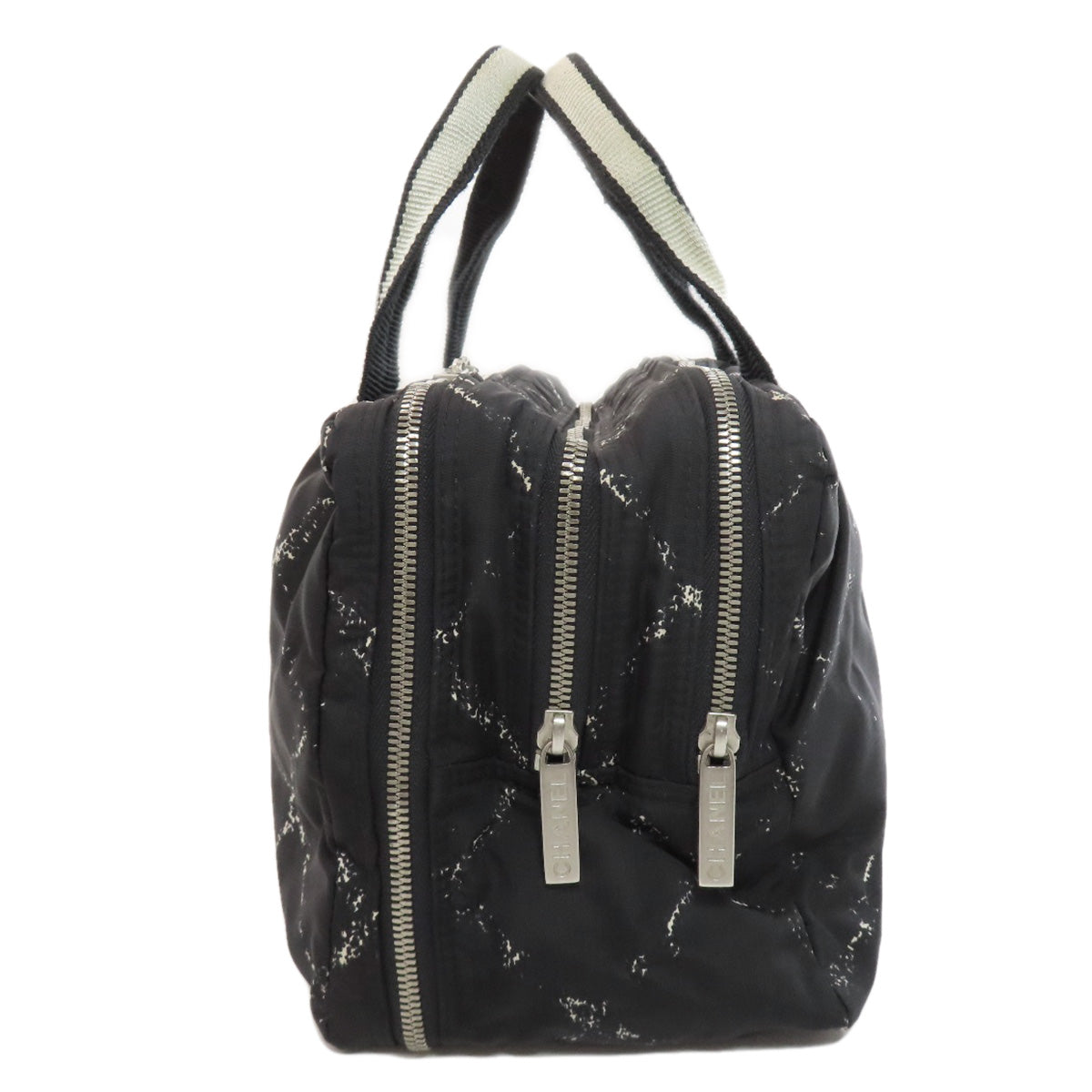 CHANEL Handbag Nylon black Travel line
