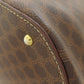 CELINE Handbag PVC Brown Macadam Pattern 2WAY
