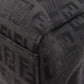FENDI Handbag canvas black Zucca Pattern