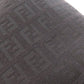 FENDI Handbag canvas black Zucca Pattern