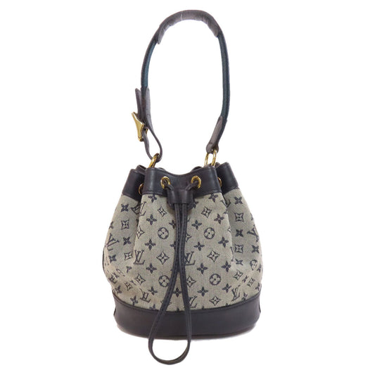 LOUIS VUITTON Handbag M92685 Monogram mini Navy Noelie Women Used Authentic