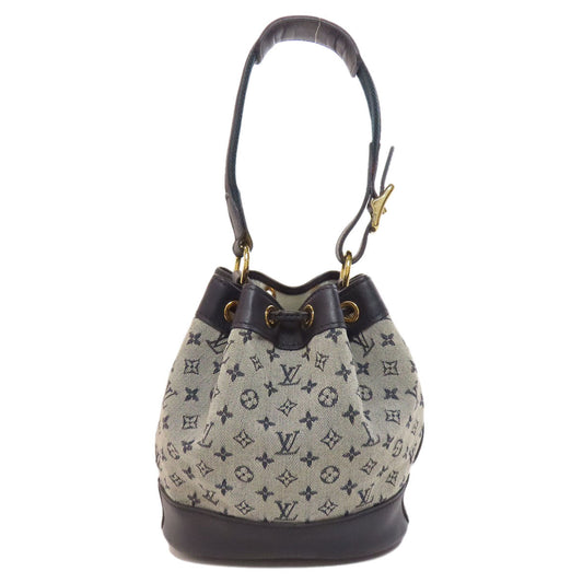 LOUIS VUITTON Handbag M92685 Monogram mini Navy Noelie Women Used Authentic