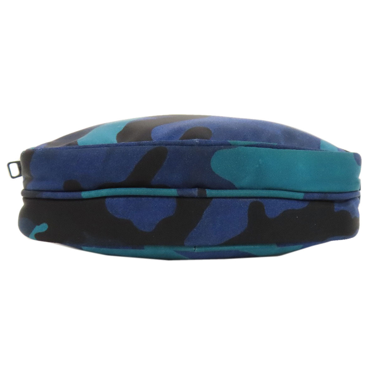 PRADA Shoulder Bag Nylon blue Camouflage Pattern Mini Shoulder Women Used Authentic
