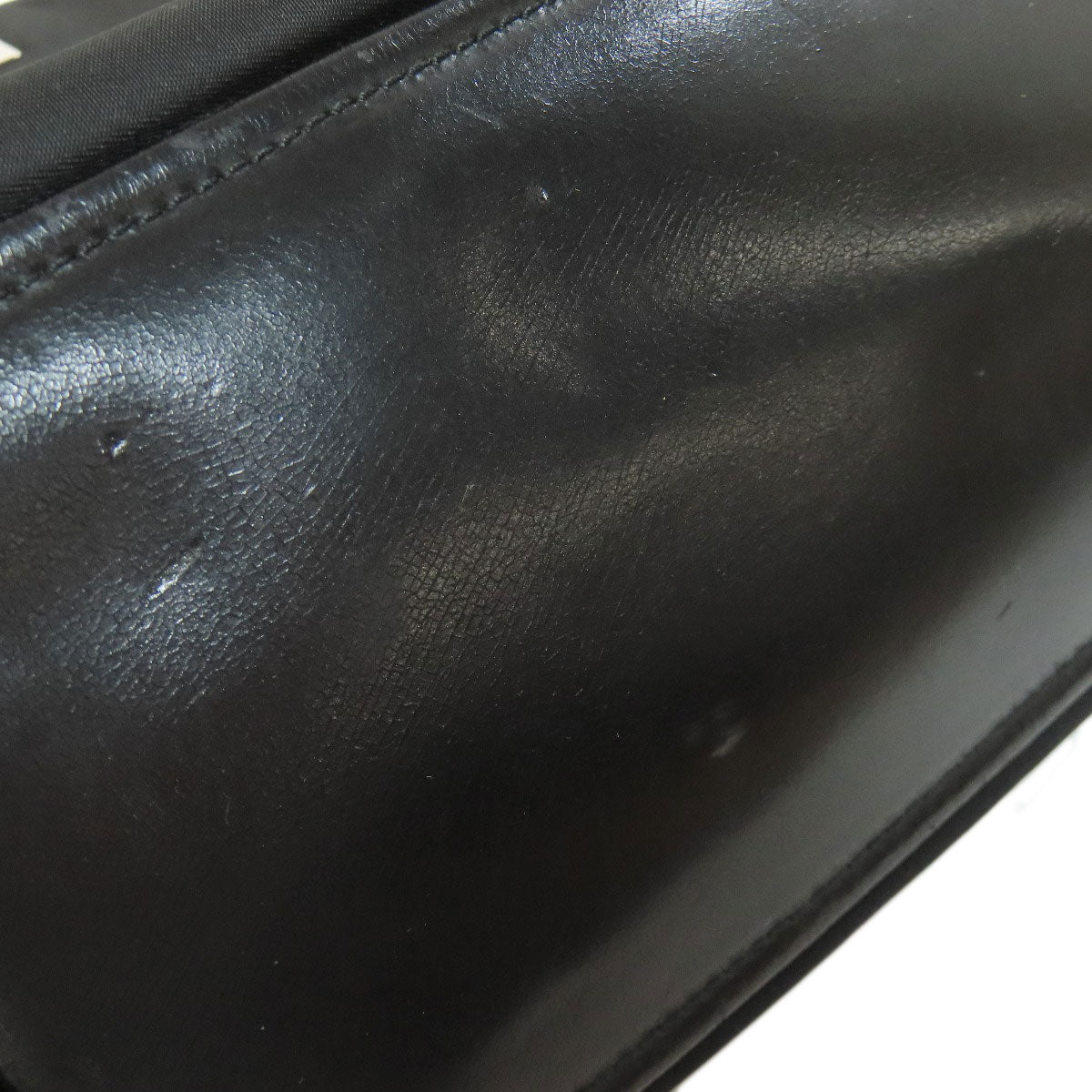 PRADA Tote Bag Nylon black logoMetal