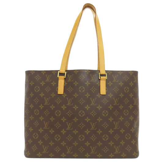 LOUIS VUITTON Tote Bag M51155 Monogram canvas Brown Luco Women Used Authentic