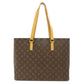 LOUIS VUITTON Tote Bag M51155 Monogram canvas Brown Luco Women Used Authentic