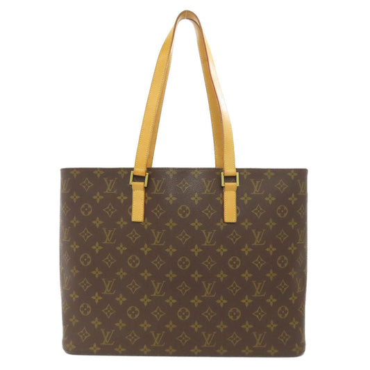 LOUIS VUITTON Tote Bag M51155 Monogram canvas Brown Luco Women Used Authentic
