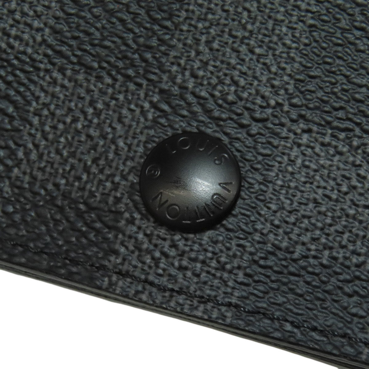 LOUIS VUITTON Sling bag M6837T Damier canvas black sun tulle Pochette homme Women Used Authentic