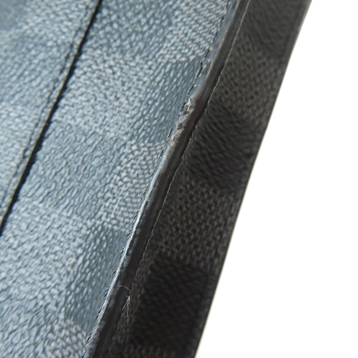 LOUIS VUITTON Sling bag M6837T Damier canvas black sun tulle Pochette homme Women Used Authentic