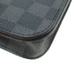 LOUIS VUITTON Sling bag M6837T Damier canvas black sun tulle Pochette homme Women Used Authentic