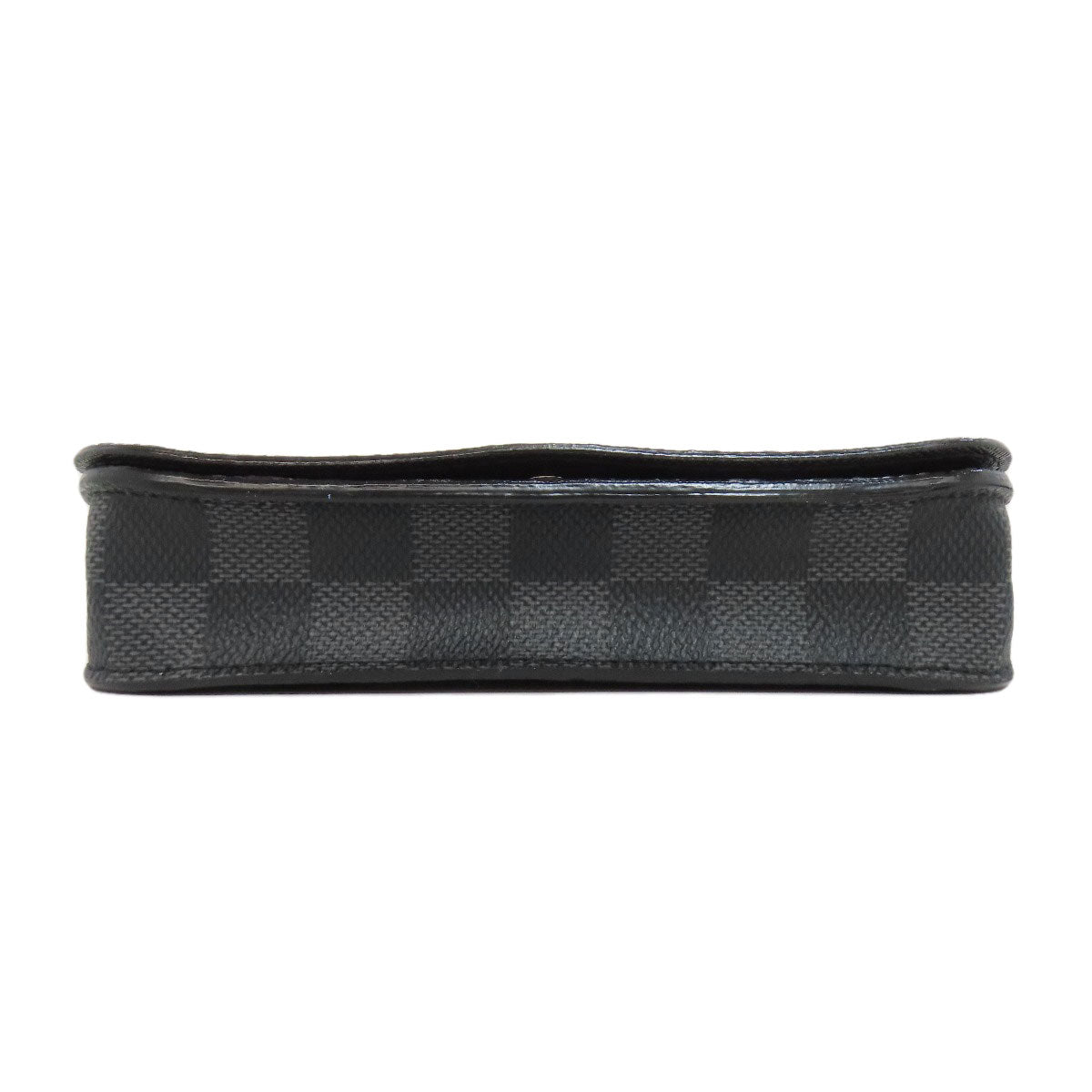 LOUIS VUITTON Sling bag M6837T Damier canvas black sun tulle Pochette homme Women Used Authentic