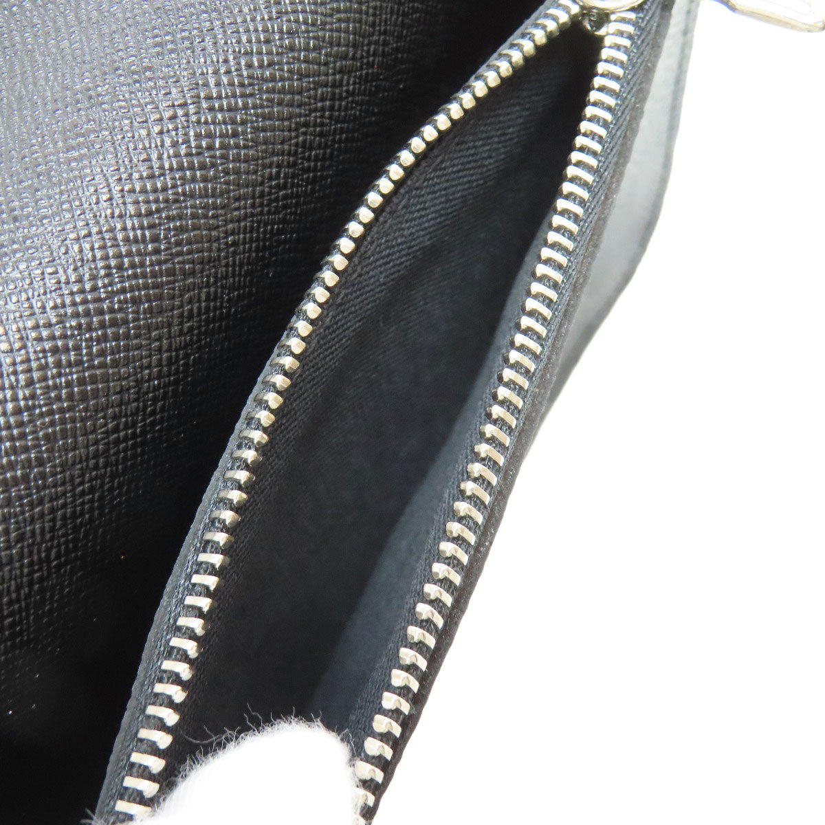 LOUIS VUITTON Sling bag M6837T Damier canvas black sun tulle Pochette homme Women Used Authentic