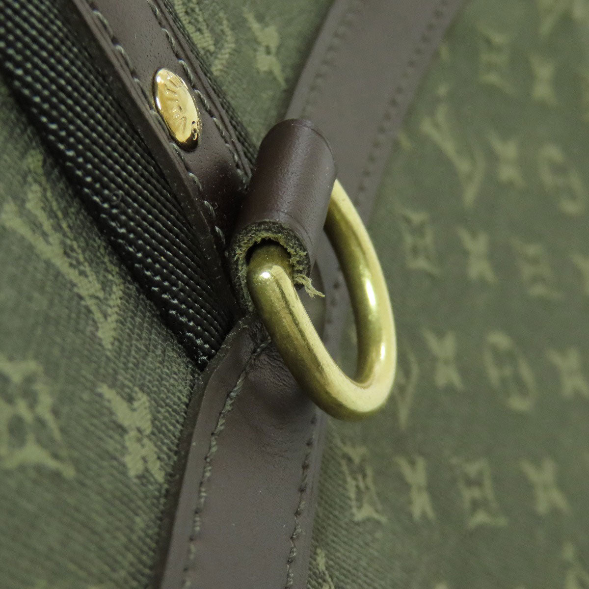 LOUIS VUITTON Boston Duffel bag M92412 Monogram mini green Josephine GM