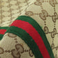 GUCCI Tote Bag 137396 canvas Brown GG Shelly line Women Used Authentic