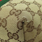 GUCCI Tote Bag 137396 canvas Brown GG Shelly line Women Used Authentic