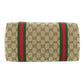 GUCCI Tote Bag 137396 canvas Brown GG Shelly line Women Used Authentic