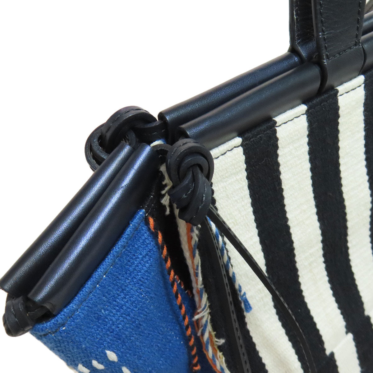 LOEWE Tote Bag canvas blue anagram