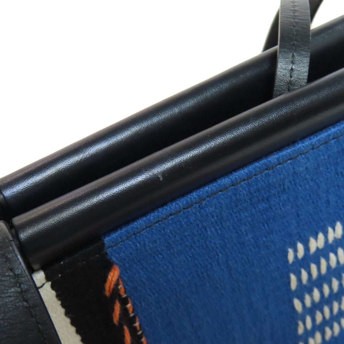 LOEWE Tote Bag canvas blue anagram