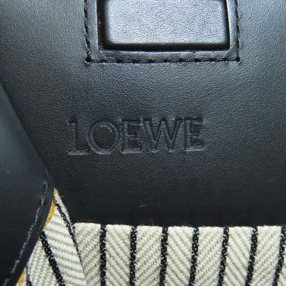LOEWE Tote Bag canvas blue anagram