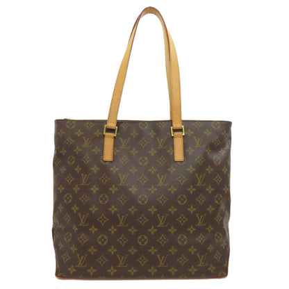 LOUIS VUITTON Tote Bag M51151 Monogram canvas Brown Cabas Mezzo Women Used Authentic