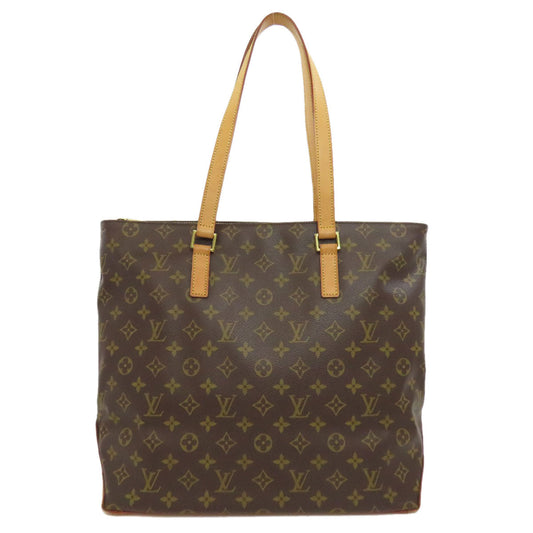 LOUIS VUITTON Tote Bag M51151 Monogram canvas Brown Cabas Mezzo Women Used Authentic