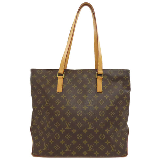 LOUIS VUITTON Tote Bag M51151 Monogram canvas Brown Cabas Mezzo Women Used Authentic