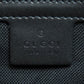 GUCCI Business bag 474135 PVC black GG Briefcase mens Used Authentic