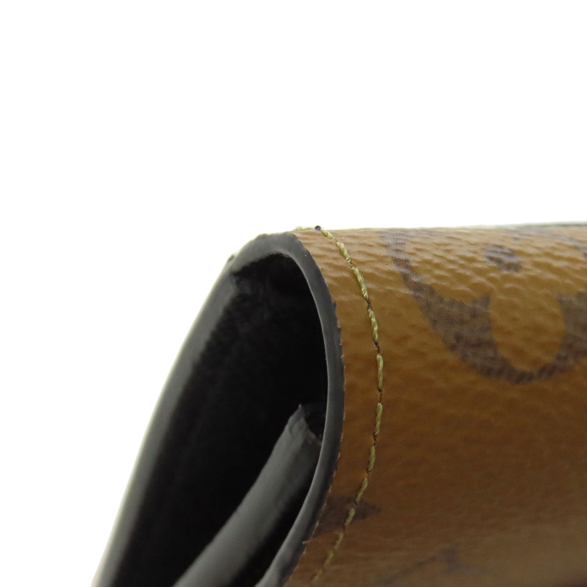 LOUIS VUITTON Long Wallet Purse M82157 Monogram reverse Brown Portefeuille Emily Women Used Authentic