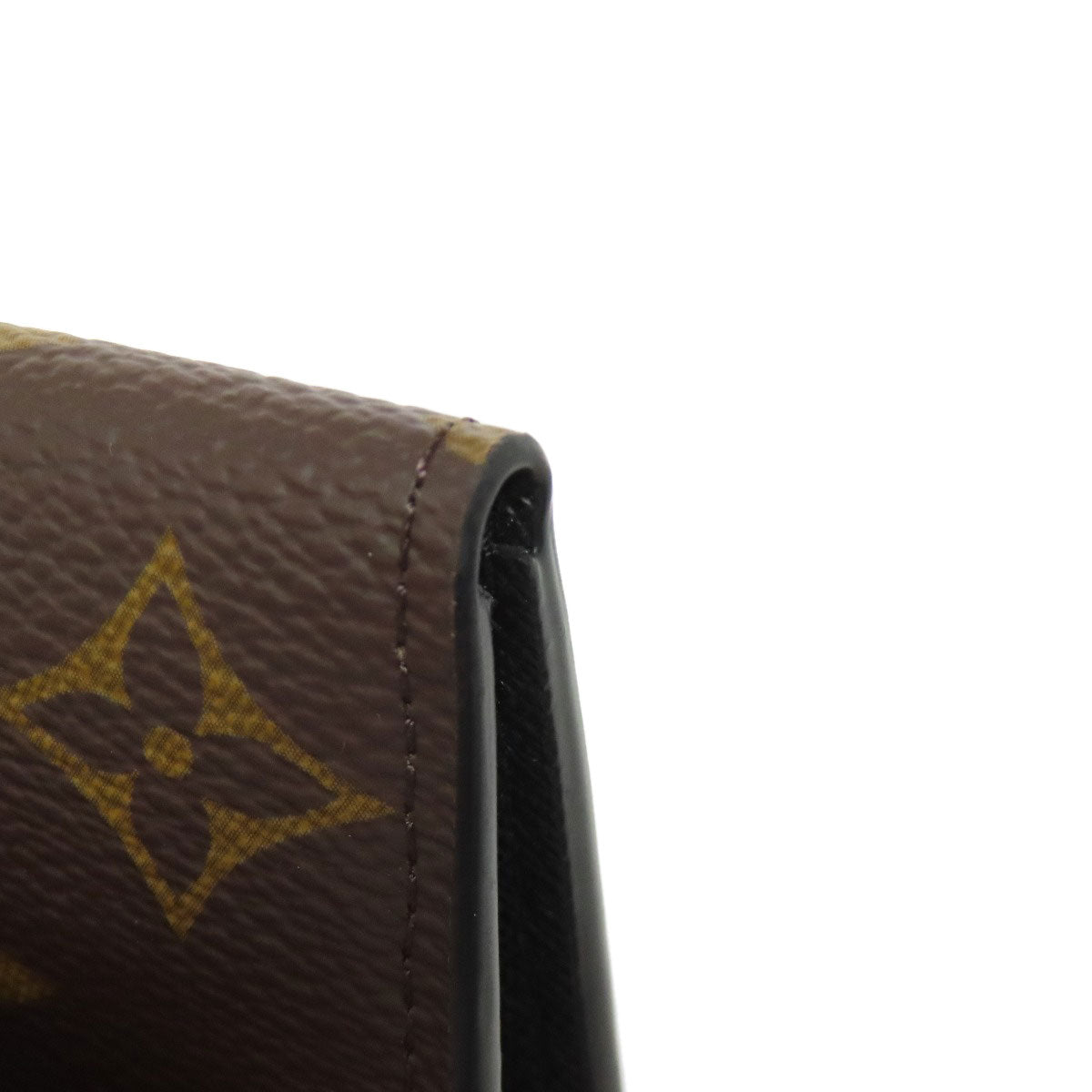 LOUIS VUITTON Long Wallet Purse M82157 Monogram reverse Brown Portefeuille Emily Women Used Authentic