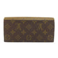 LOUIS VUITTON Long Wallet Purse M82157 Monogram reverse Brown Portefeuille Emily Women Used Authentic