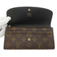 LOUIS VUITTON Long Wallet Purse M82157 Monogram reverse Brown Portefeuille Emily Women Used Authentic