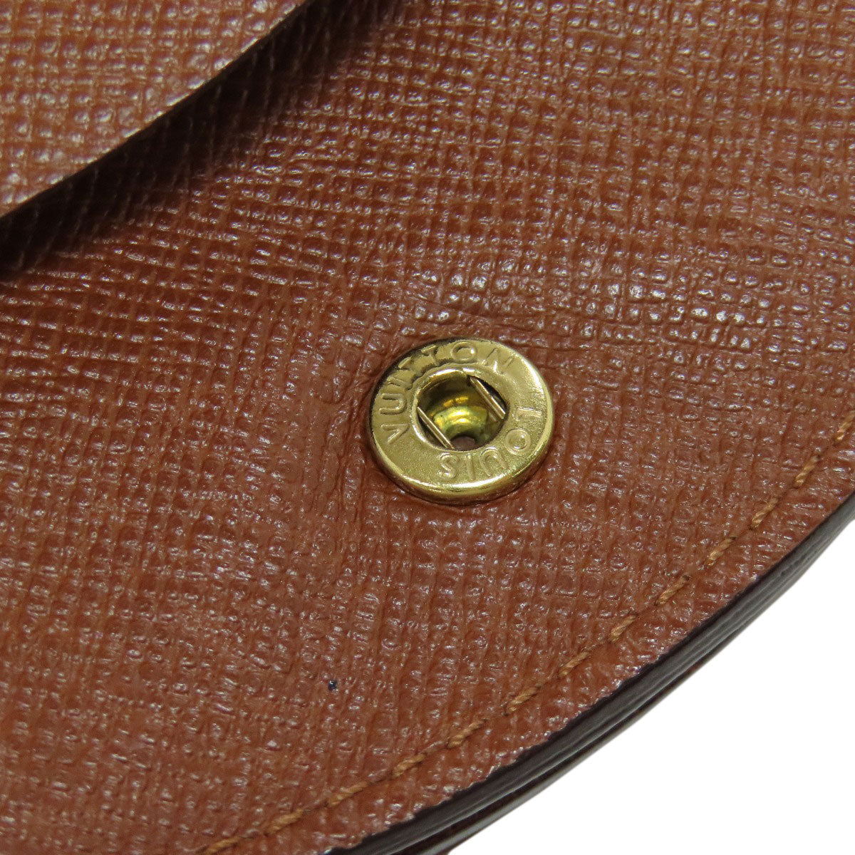 LOUIS VUITTON Coin case M61970 Monogram canvas Brown Porto Monet Guze