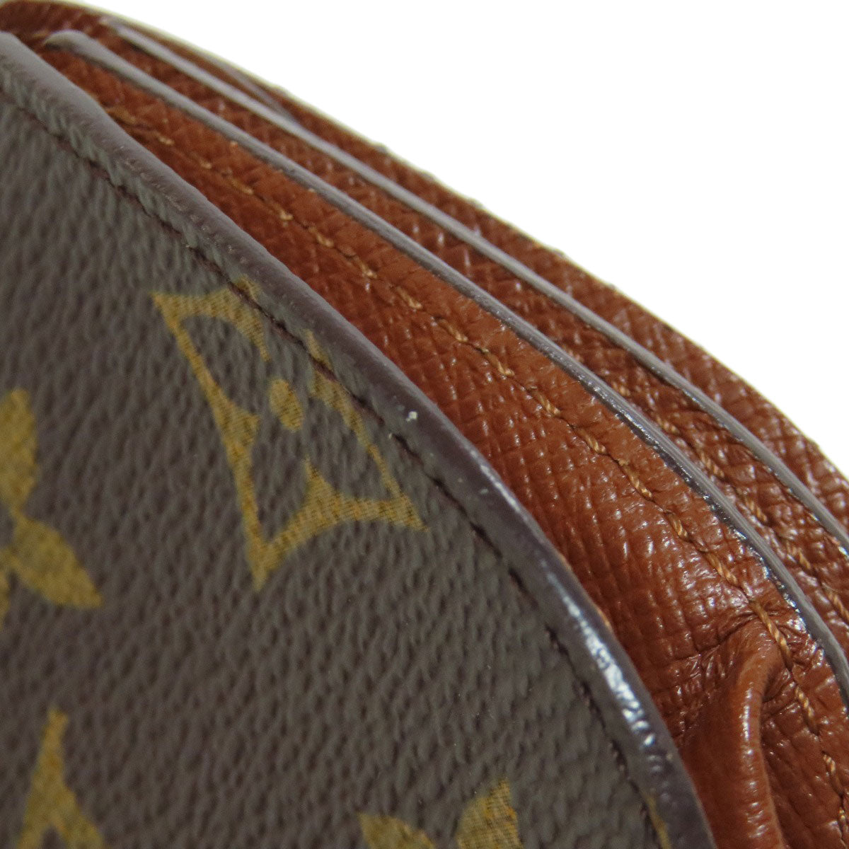 LOUIS VUITTON Coin case M61970 Monogram canvas Brown Porto Monet Guze