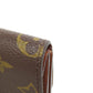 LOUIS VUITTON Coin case M61970 Monogram canvas Brown Porto Monet Guze