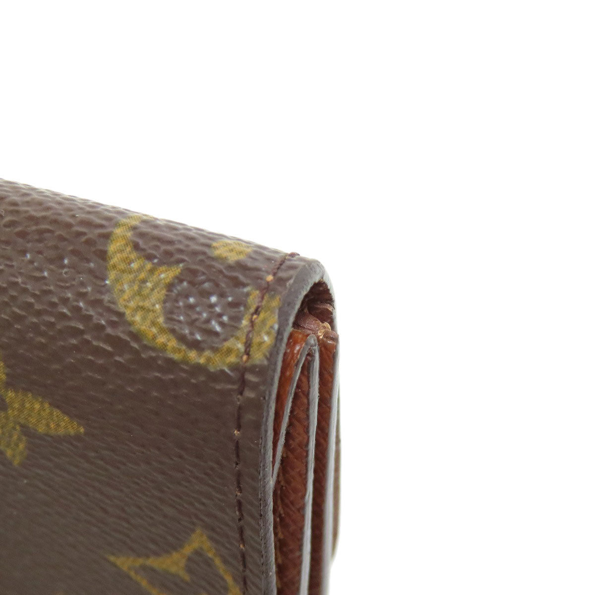 LOUIS VUITTON Coin case M61970 Monogram canvas Brown Porto Monet Guze