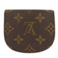 LOUIS VUITTON Coin case M61970 Monogram canvas Brown Porto Monet Guze