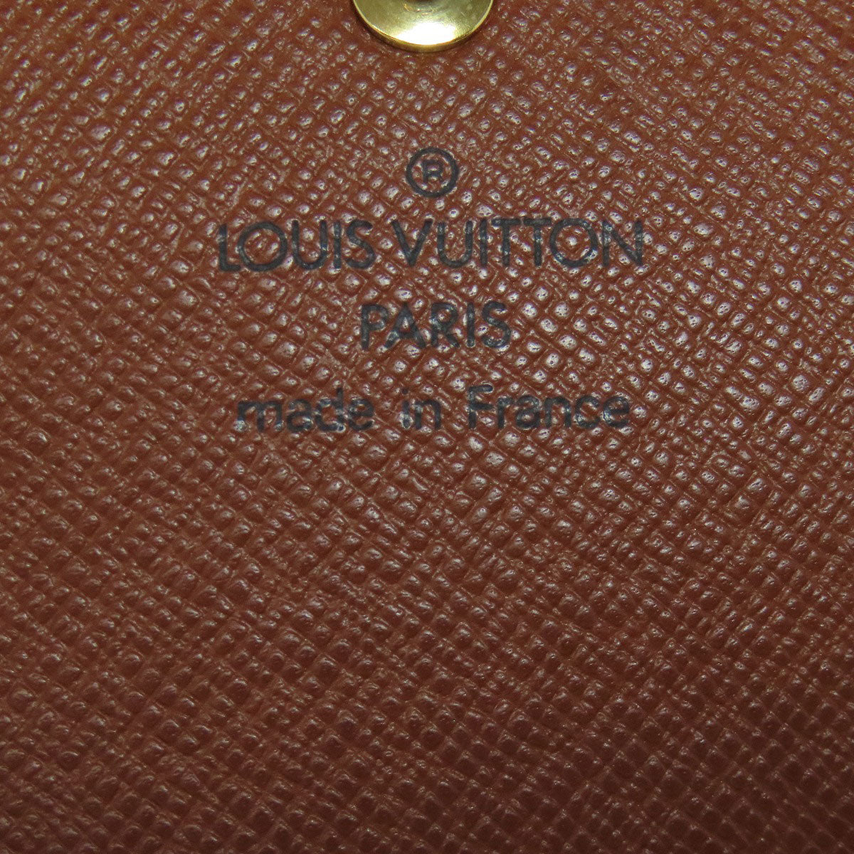 LOUIS VUITTON Coin case M61970 Monogram canvas Brown Porto Monet Guze