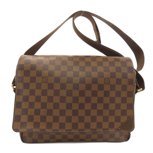 LOUIS VUITTON Shoulder Bag N41149 Damier canvas Brown Shelton MM