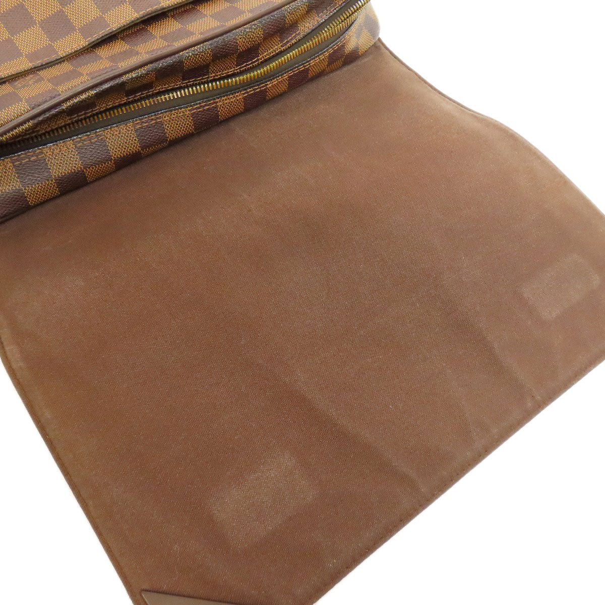 LOUIS VUITTON Shoulder Bag N41149 Damier canvas Brown Shelton MM