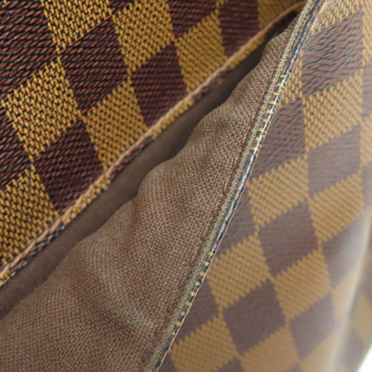 LOUIS VUITTON Shoulder Bag N41149 Damier canvas Brown Shelton MM