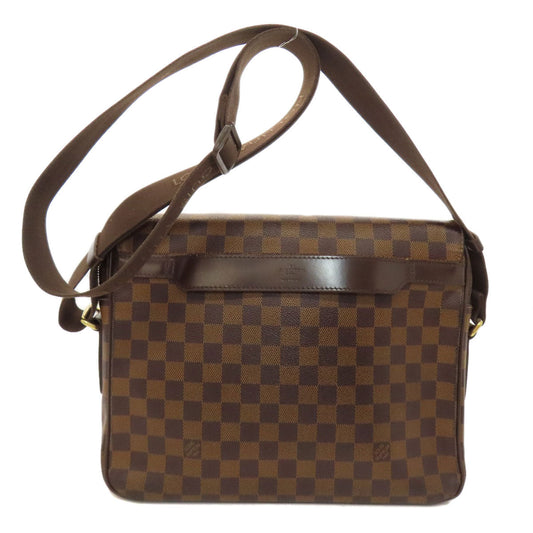 LOUIS VUITTON Shoulder Bag N41149 Damier canvas Brown Shelton MM