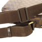 LOUIS VUITTON Shoulder Bag N41149 Damier canvas Brown Shelton MM