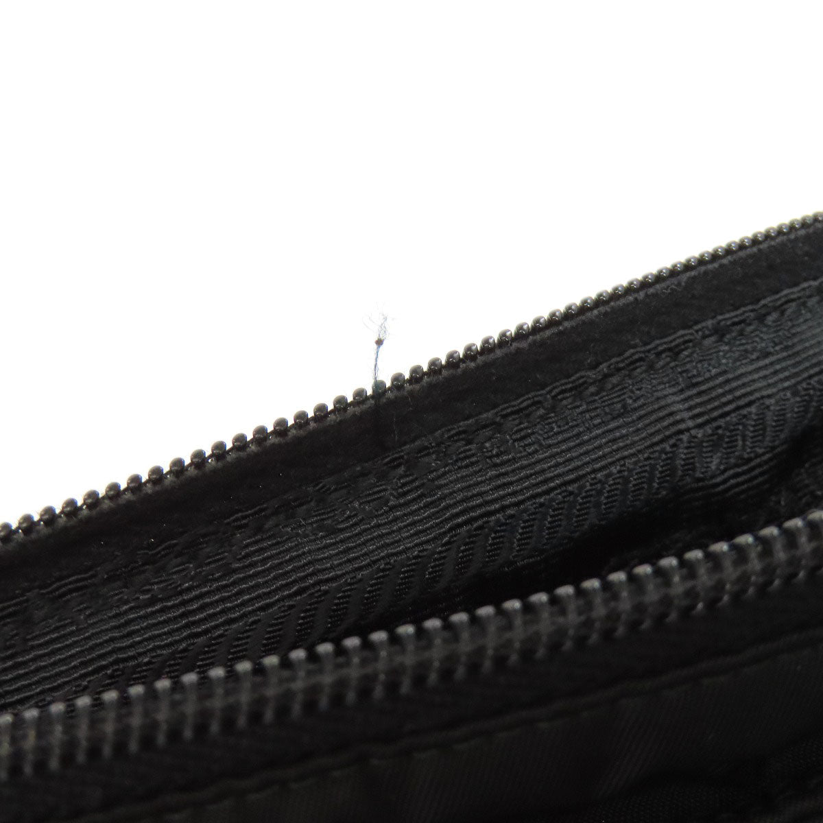 PRADA Shoulder Bag Nylon black logoMetal