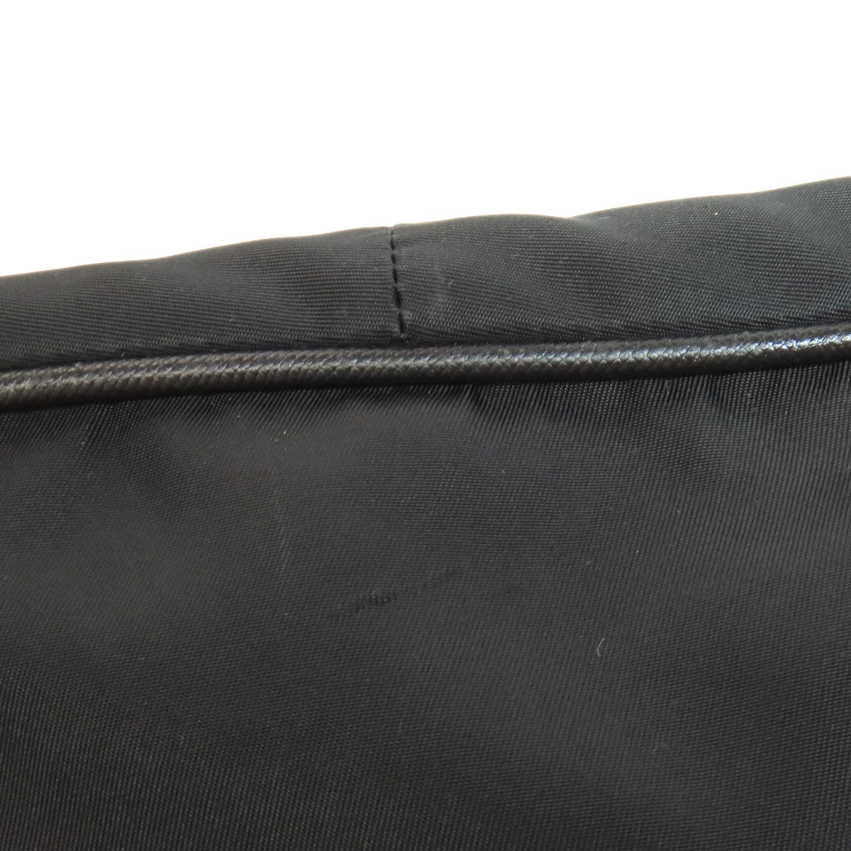 PRADA Shoulder Bag Nylon black logoMetal