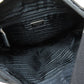 PRADA Shoulder Bag Nylon black logoMetal