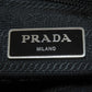 PRADA Shoulder Bag Nylon black logoMetal